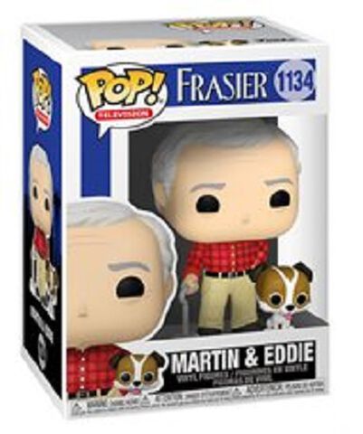 Figurine Funko Pop! - N°1134 - Frasier- Martin Avec Eddie